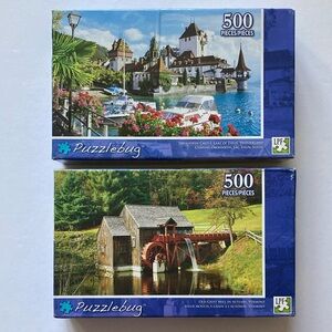 Puzzlebug 500 Piece Jigsaw Puzzles Set